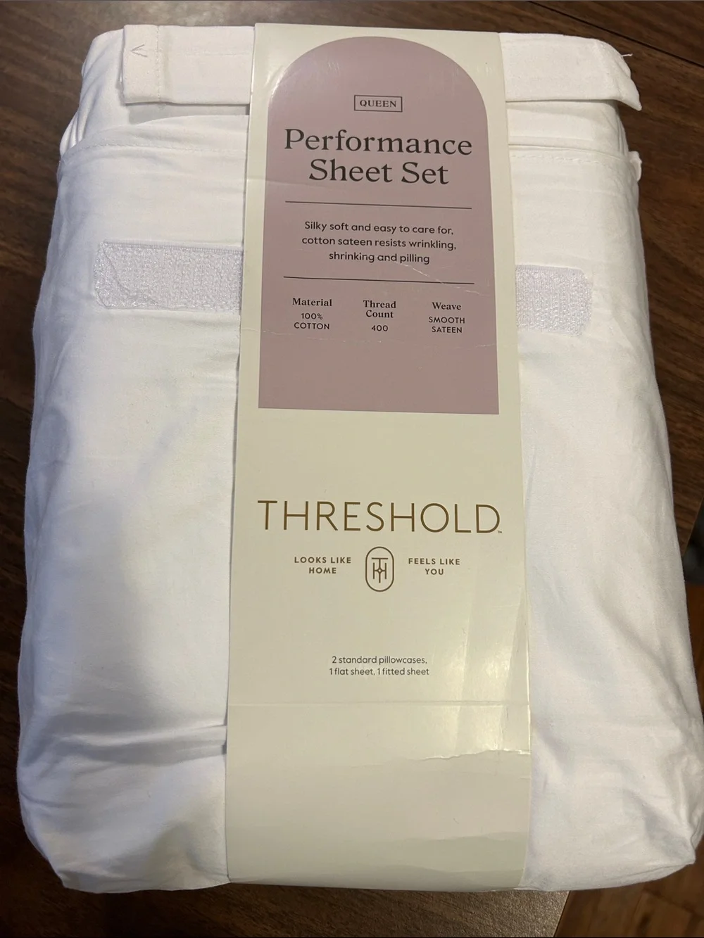 Threshold White Performance Sheet Set - Queen